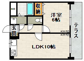 コンフィメゾン中山寺の間取り