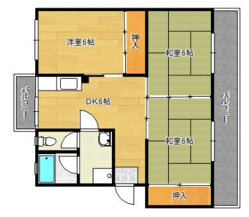 【間取り】 | 山下ハイツ