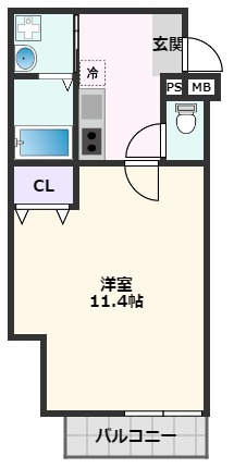 【間取り】 | フジパレス千里丘駅西