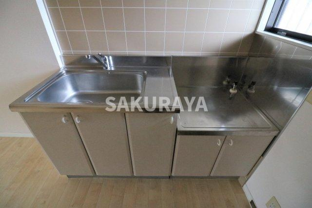 フレグランス倉林のキッチン|現況と異なる場合がございます。