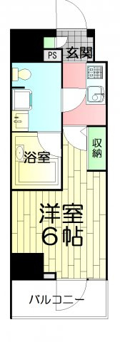 メインステージ北千住Ⅳの間取り