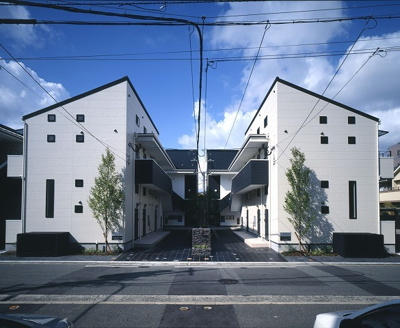 【外観】 | ボナール高宮　仲介手数料無料 | 住環境に強いこだわりがある人には、大変人気のデザイナーズアパートです♪