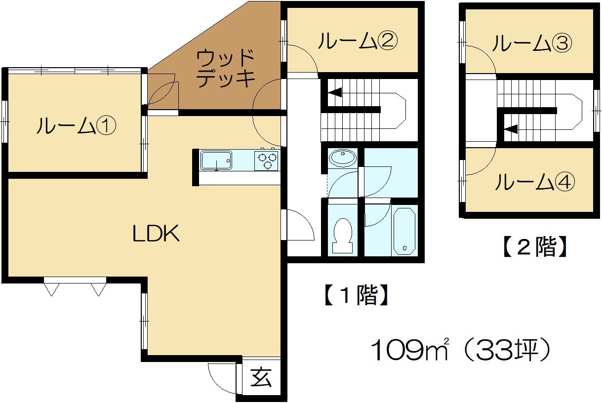 多摩市連光寺３丁目の住宅付店舗一部の間取り|美容室等募集中【コートビレッジ桜ヶ丘PartⅠテラス】