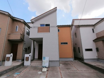 【外観】 | 海老名市杉久保南4丁目　28号棟　未入居戸建て　全48低の街並み【仲介手数料無料】 | 海老名市を中心に地域密着で営業♪不動産のことなら「Select at home大樹不動産」へ