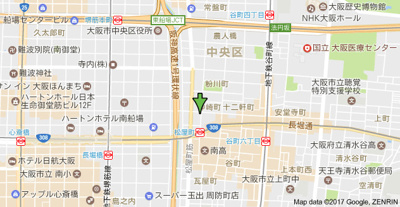 【地図】 | ディナスティ松屋町Ⅱ
