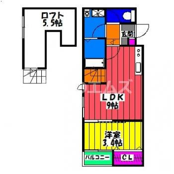 【間取り】 | Ｂａ大橋 | Ｂａ大橋の間取り