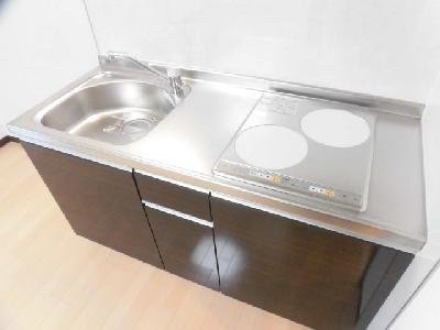 Residence西小路小米町のキッチン|ＩＨ2口キッチン