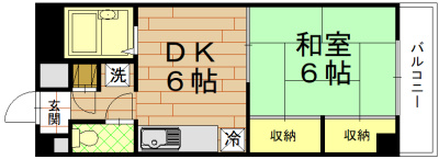 レジデンスオークラの間取り