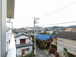【展望】 | バルコニーからの眺望です♪最上階のお部屋なので、バルコニーからの眺めも良好です！