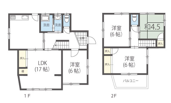 中朝霧丘戸建