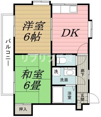 パレシオンＡ・Ｓの間取り