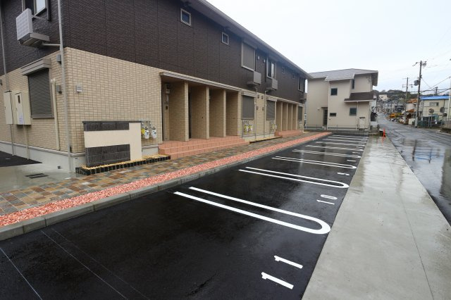 シャトー・ムートンの駐車場