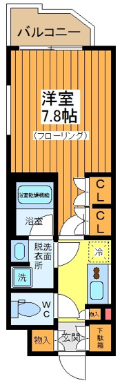【間取り】 | ルーブル三軒茶屋伍番館 | 
