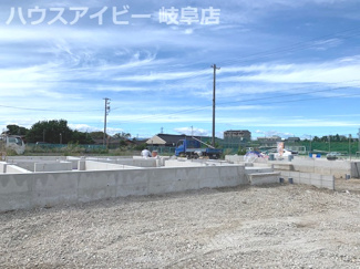 【外観】 | 笠松町円城寺　平屋の新築戸建　全2棟　お車スペース並列4台以上　耐震等級3