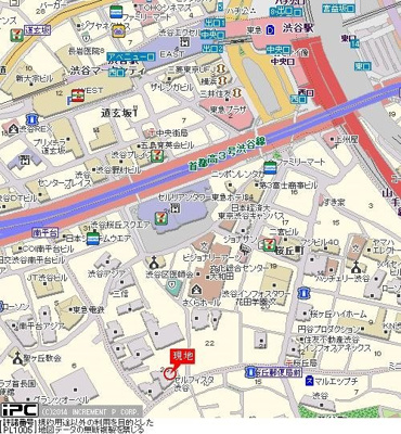 【地図】 | セルフィスタ渋谷