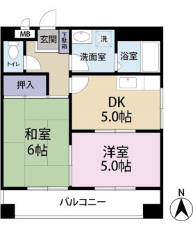 【間取り】 | 砂津ハイツ