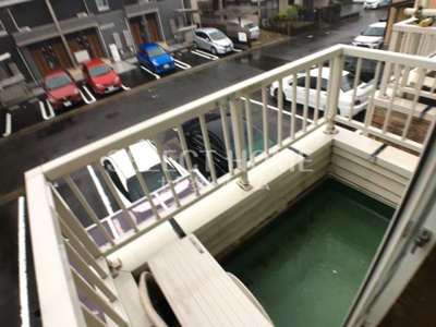 【バルコニー】 | フォンテーヌⅡ | お洗濯にも便利なバルコニー付き