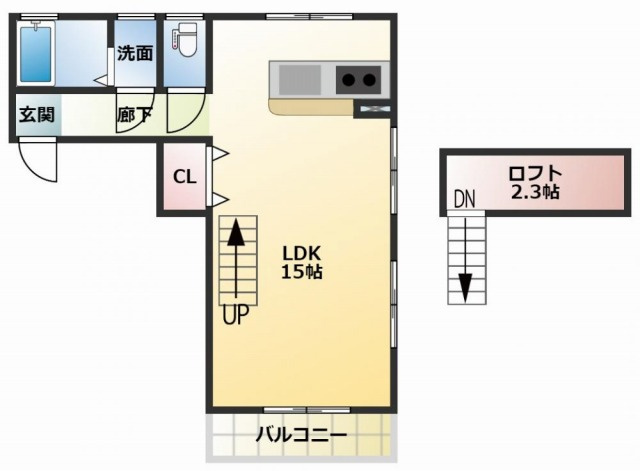 ソワール比島の間取り