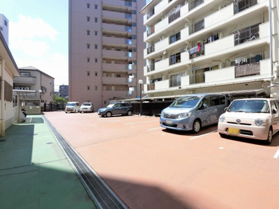 【駐車場】 | 蒲田フラワーマンションA棟 | 平置き駐車場