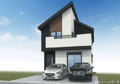 【外観パース】 | 戸ヶ崎ケイアイ3,390万円