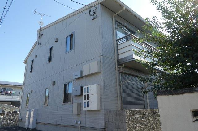 倉敷市白楽町のアパートの外観