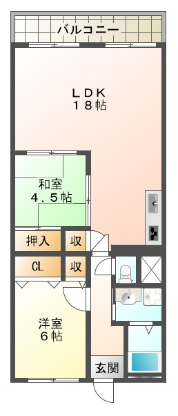 エクセル舞子の間取り