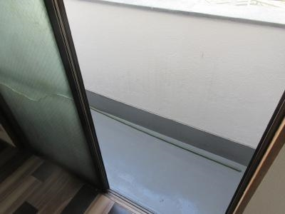 アスビール三条のバルコニー