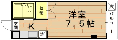 アスビール三条の間取り