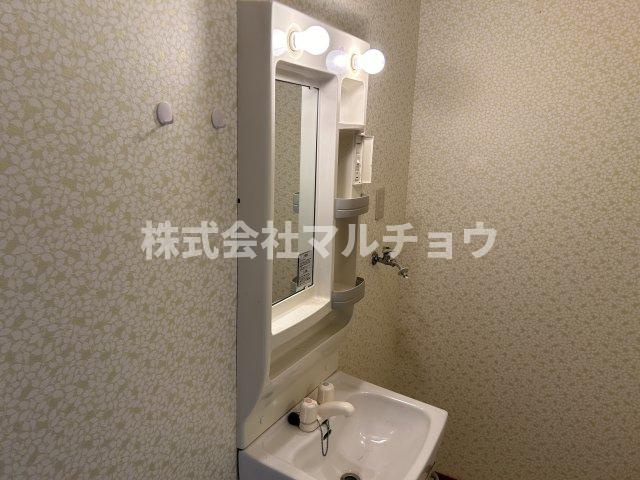 ハイツミゾグチの独立洗面台|独立洗面台、朝の身支度には欠かせません