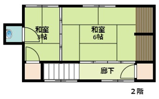【間取り】 | 下滝駅前戸建 | 離れ2階