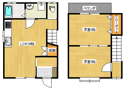 セットハウス3の間取り