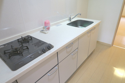 【キッチン】 | レ・セーナⅡ | システムキッチンはお掃除も楽々です♪