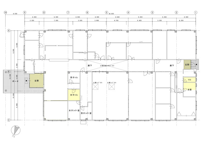 【間取り】 | 新潟市北区神谷内　貸事務所
