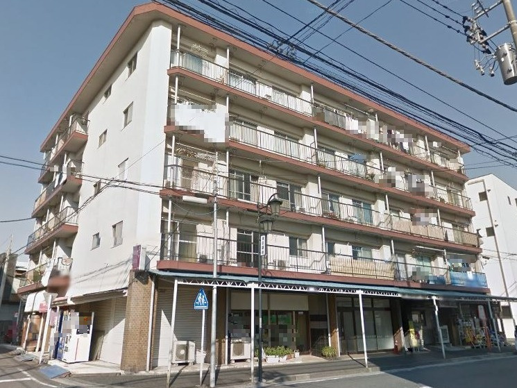 潮田マンション　（鶴見区潮田町4丁目）の外観|外観です　潮田マンション　4SLDK　ペット飼育可能物件　昭和46年7月築　JR京浜東北線「鶴見」駅バス10分　戸建て感覚のマンション　