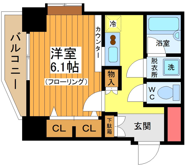 【間取り】 | 日神パレステージ三軒茶屋第２