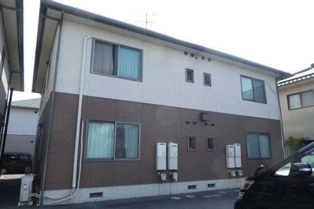 倉敷市茶屋町のアパートの外観