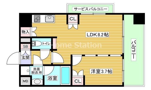 【間取り】 | ゲートコート大阪福島