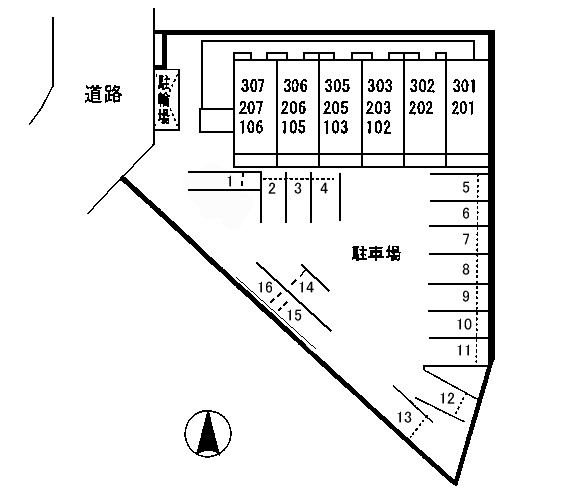 バローネＴの区画図