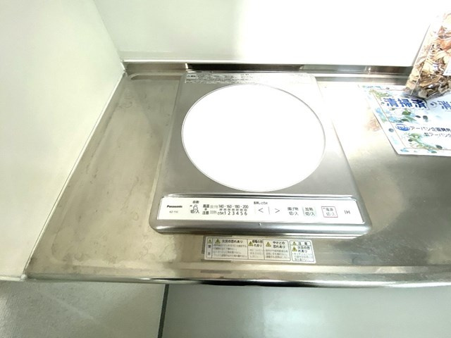 【キッチン】 | ベガプラザビル | 1口IHクッキングヒーター付きのキッチンです！