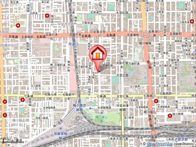 サンライズ奥谷A棟の地図