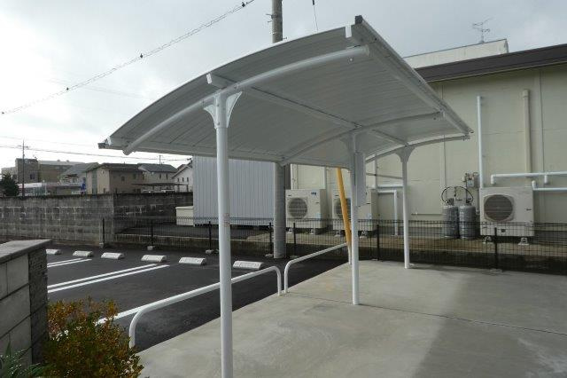 倉敷市真備町川辺のアパートのその他共用部分|自転車置き場