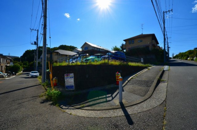 【前面道路含む現地写真】 | 【造成済み売地】荏田南４丁目【２区画】Ｂ区画 | Ｂ区画は建物を建てやすいように造成してのお引渡しになります。