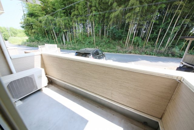 ブルーコスモのバルコニー