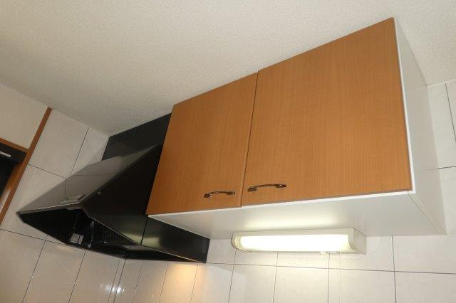 ボンヌールのキッチン|キッチン上収納