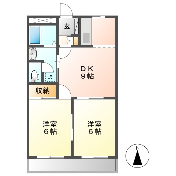 ロイヤルハイツ692の間取り