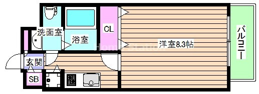 【間取り】 | パークヒルズ弁天町Reve