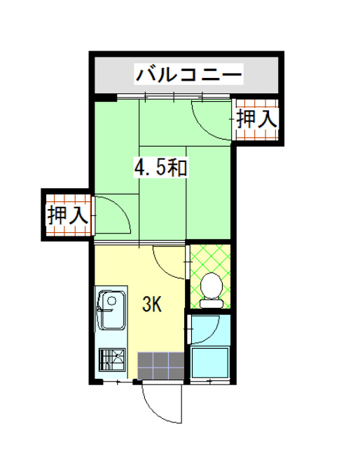 ひまわり荘の間取り