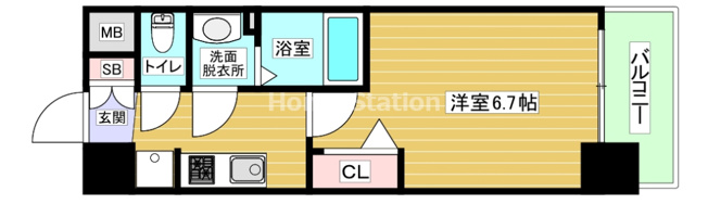 【間取り】 | プレサンス塚本ミッドマーク