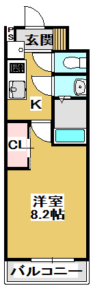 【間取り】 | ファラン三田Ⅰ | 間取りです
