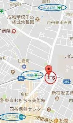 オリオ四谷の地図|オリオ四谷